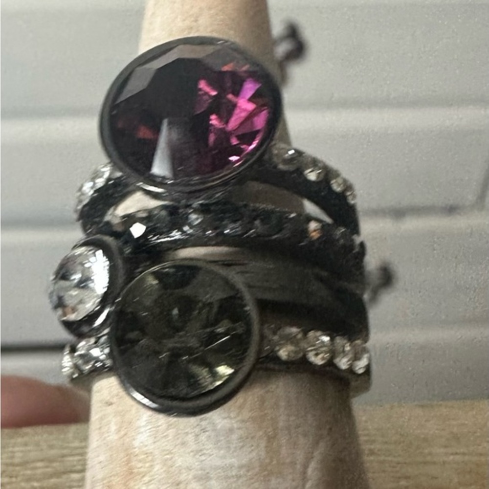 Multi-Stone Stacked Ring‎ - Picture 12 of 13
